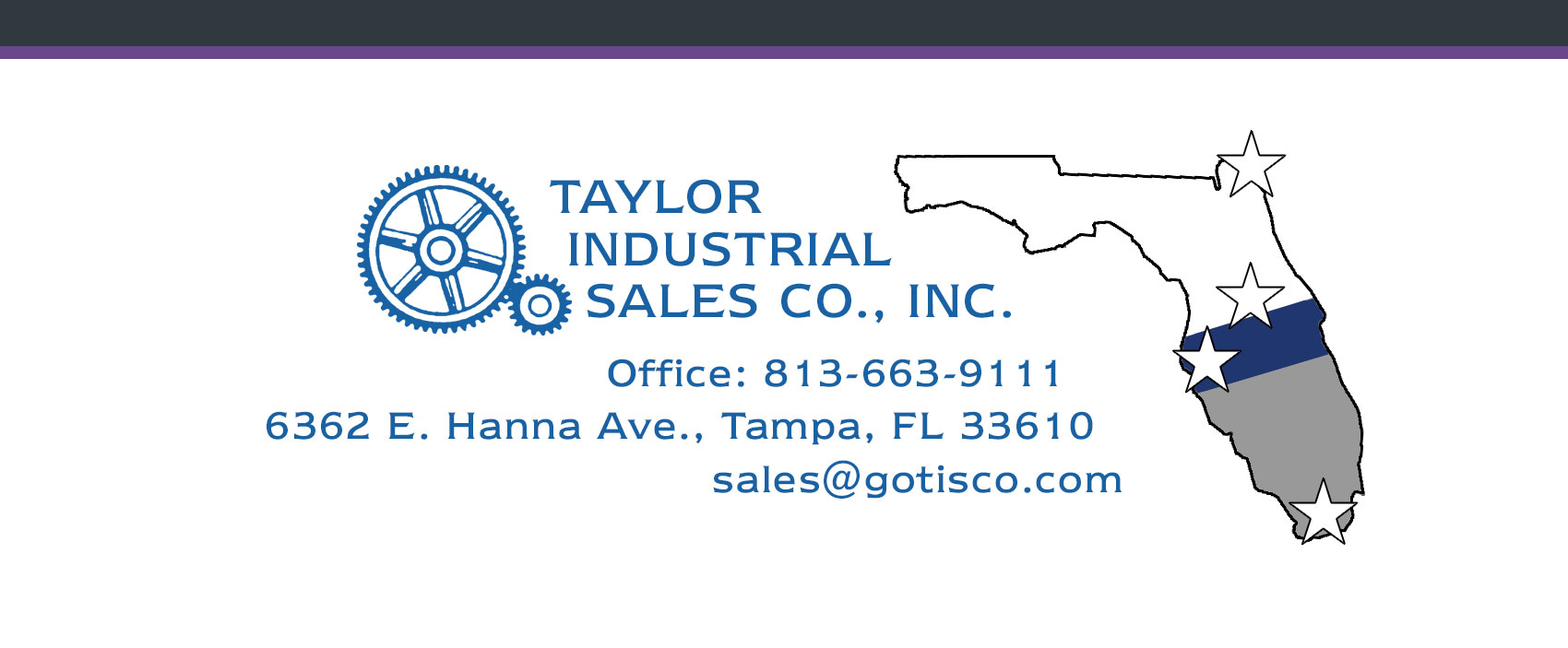 Regal Motors Florida Represented by Taylor Industrial Sales Co., Inc.